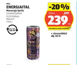 ALDI Hell Energiaital ajánlat