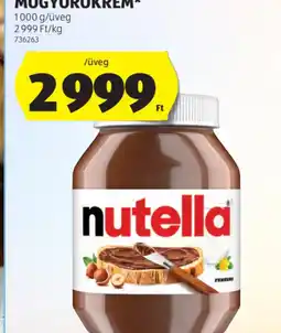 ALDI Nutella Mogyorkrém ajánlat