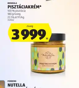 ALDI Mendula Pisztáciakrém ajánlat