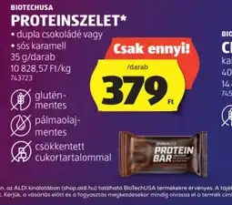 ALDI BiotechUSA Proteinszelet ajánlat