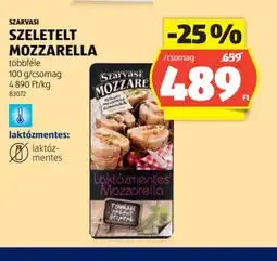 ALDI Szarvasi Szeletelt Mozzarella ajánlat