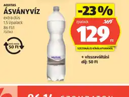 ALDI Aquitas Ásványvíz ajánlat
