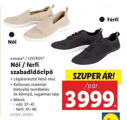 Lidl Női / férfi szabadidőcipő ajánlat