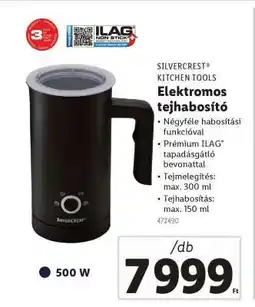 Lidl SILVERCREST KITCHEN TOOLS Elektromos tejhabosító ajánlat