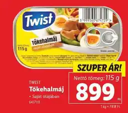 Lidl TWIST Tőkehalmáj ajánlat