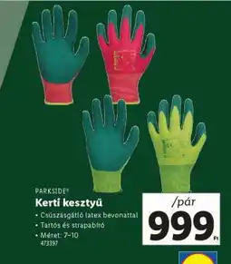 Lidl Kerti kesztyű ajánlat