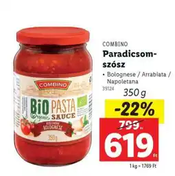 Lidl COMBINO Paradicsomszósz ajánlat