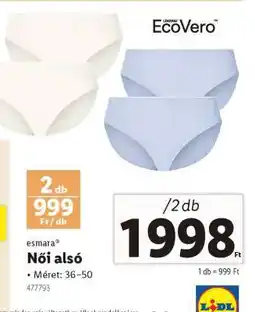 Lidl esmara Női alsó ajánlat