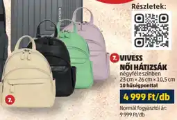 PENNY Vivess női hátizsák ajánlat