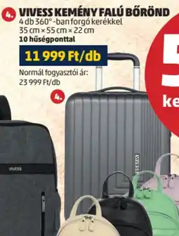 PENNY Vivess kemény falú bőrönd ajánlat