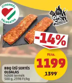PENNY BBQ ízű sertés oldalas ajánlat