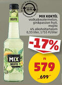 PENNY MIX koktél ajánlat