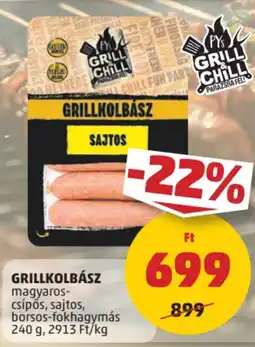PENNY Grillkolbász ajánlat