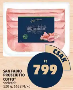 PENNY San Fabio prosciutto cotto ajánlat