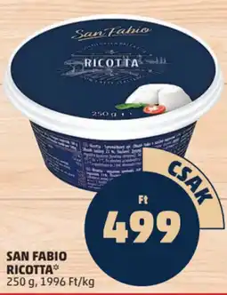 PENNY San Fabio ricotta ajánlat