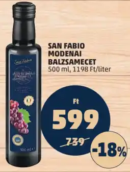 PENNY San Fabio modenai balzsamecet ajánlat