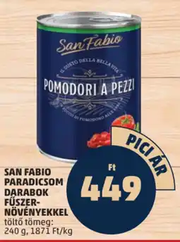 PENNY San Fabio paradicsom darabok fűszernövényekkel ajánlat