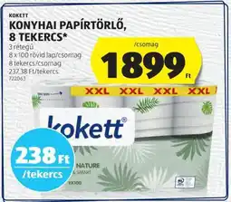 ALDI Kokett Konyhai Papírtörlő, 8 Tekercs ajánlat