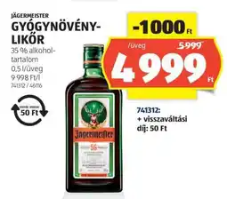 ALDI Jägermeister gyógynövénylikőr likőr ajánlat