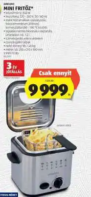 ALDI AMBIANO MINI FRITŐZ ajánlat