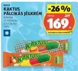 ALDI Kaktus Pálcikás Jégkrém ajánlat
