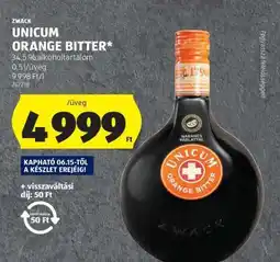 ALDI Unicum Orange Bitter ajánlat