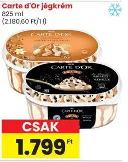 Spar Carte d'Or jégkrém ajánlat