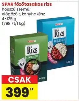 Spar SPAR főzőtasakos rizs ajánlat