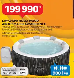 Auchan Lay-z-spa hollywood airjet masszázsmedence ajánlat