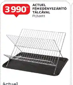 Actuel fém edényszárító tálcával
