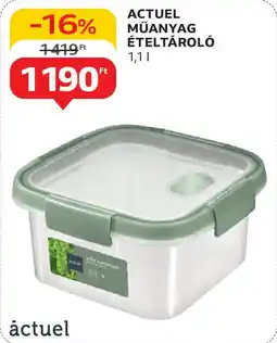 Auchan Actuel műanyag ételtároló ajánlat