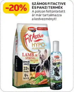 Auchan Számos fitactive es Panzi termék ajánlat