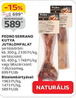 Auchan Pedro serrano kutya jutalomfalat ajánlat
