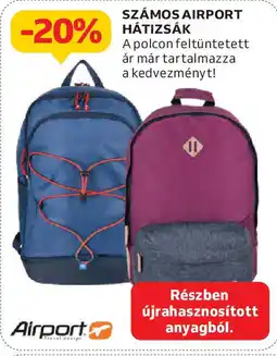 Auchan Számos airport hátizsák ajánlat