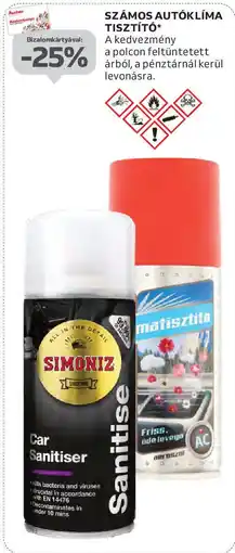 Auchan Számos autóklíma tisztító ajánlat