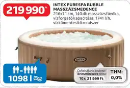 Auchan Intex purespa bubble masszázsmedence ajánlat