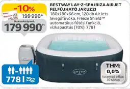 Auchan Bestway lay-z-spa ibiza airjet felfújható jakuzzi ajánlat