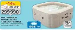 Auchan Intex chevron bubble deluxe masszázsmedence ajánlat