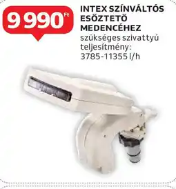 Auchan Intex színváltós esőztető medencéhez ajánlat