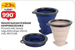 Auchan Összecsukható bögre kempingezéshez ajánlat