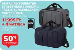 Auchan American tourister streethero boarding táska, tengerészkék vagy szürke ajánlat