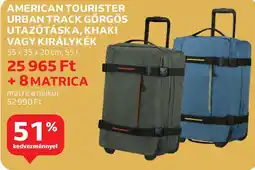 Auchan American tourister urban track görgős utazótáska, khaki vagy királykék ajánlat