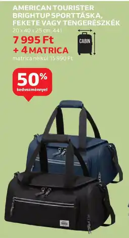 Auchan American tourister brightup sporttáska, fekete stb. ajánlat
