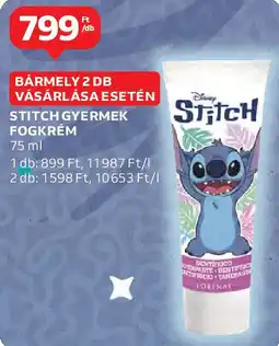 Auchan Stitch gyermek fogkrém ajánlat