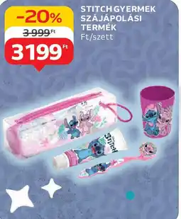 Auchan Stitch gyermek szájápolási termék ajánlat