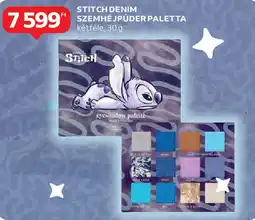 Auchan Stitch denim szemhéjpúder paletta ajánlat