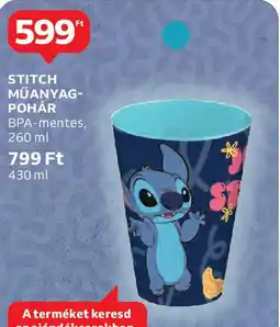 Auchan Stitch műanyag- pohár ajánlat