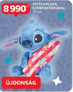 Auchan Stitch plüss szörfdeszkával ajánlat
