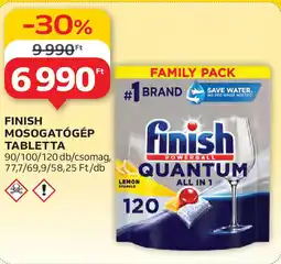Auchan Finish mosogatógép tabletta ajánlat