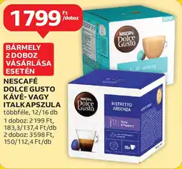 Nescafe dolce gusto kávé- vagy italkapszula
